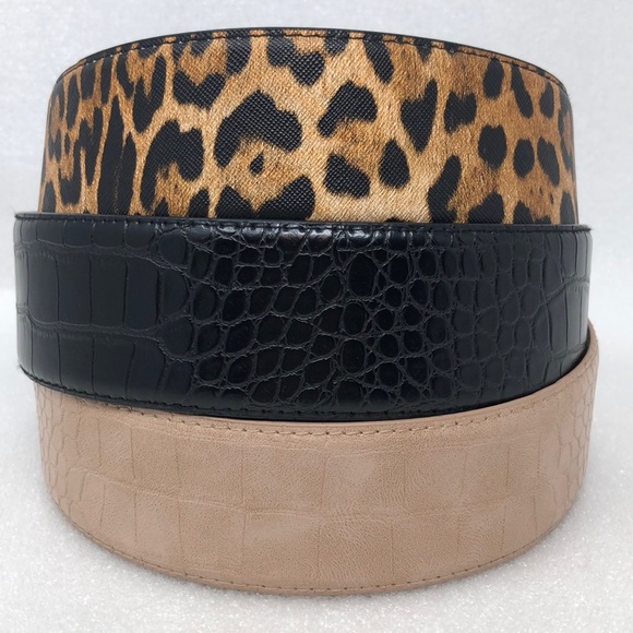 RISANTRY Belts Three Animal Print Size Medium - Picture 2 of 12